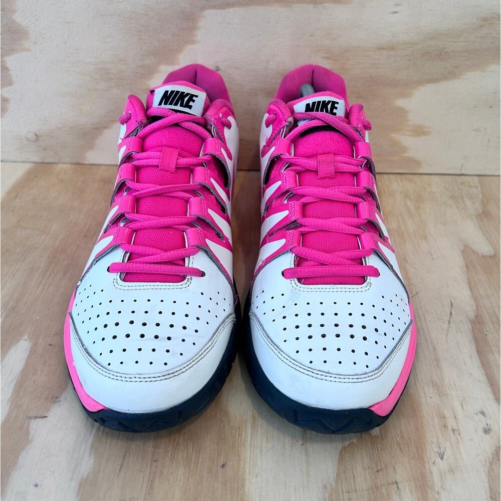Nike - Vapor Court - Running Shoes - White/Pink - Women's - 12 - 631713-160 - Picture 2 of 9